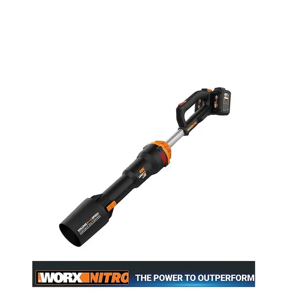 Worx WG585 Leafjet Cordless Leaf Blower Brushless Motor 4 Ah