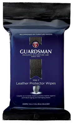 Guardsman 470600 Protect & Preserve Wipes Leather 20-Count Furniture and Car Seats