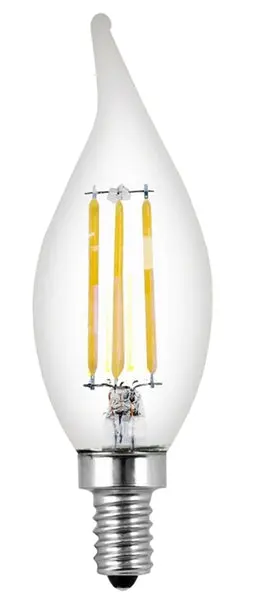 Feit Electric BPCFC40/927CA/FIL Chandelier Flame Tip LED Light Bulb 300 Lumens
