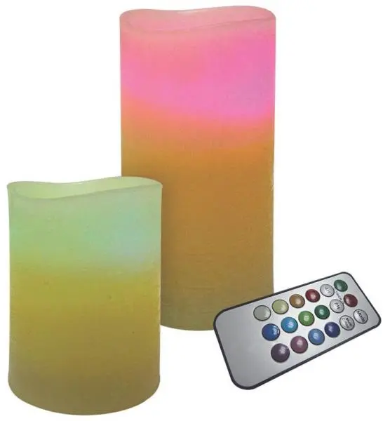 Holiday Basix E03496 Color Changing LED Candles Flameless