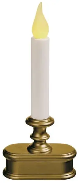Xodus Innovations FBC1221B Christmas LED Candle Antique Brass Base