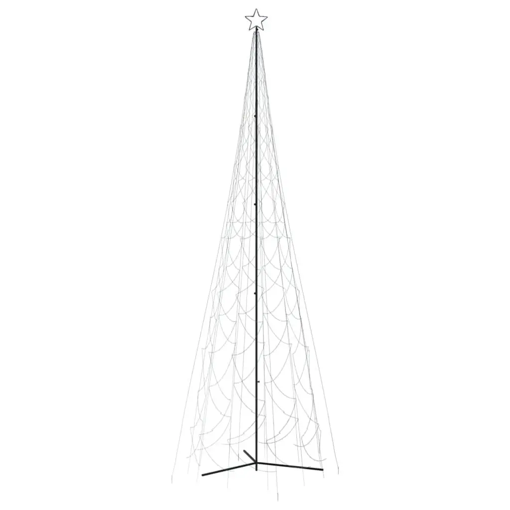 Christmas Cone Tree Blue 3000 LEDs 8x26 ft Giant Outdoor Holiday Decor