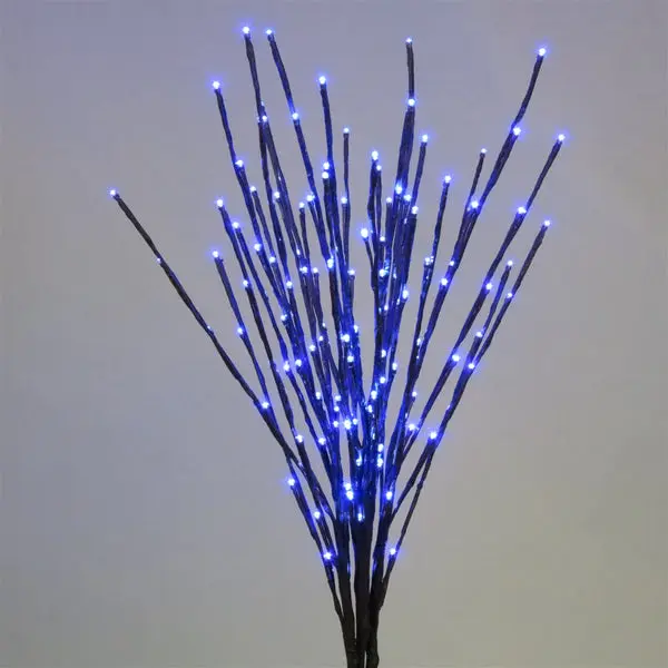 Holiday Bright LED-LBRST140-BL Christmas Staked LED 140 Blue Light Burst 36 Inches Holiday Bright Lights