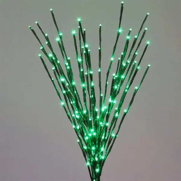 Holiday Bright LED-LBRST140-GR Christmas Staked LED 140 Green Light Burst 36 Inches Holiday Bright Lights