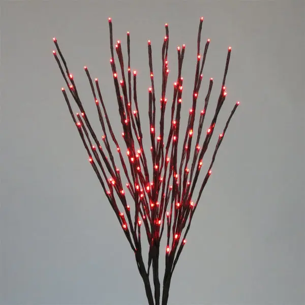 Holiday Bright LED-LBRST140-RD Christmas Staked LED 140 Red Light Burst 36 Inches Holiday Bright Lights