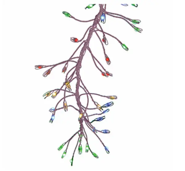 Holiday Bright Lights MICB-SLV-216-CLMUT Christmas LED Micro Cluster Light Set