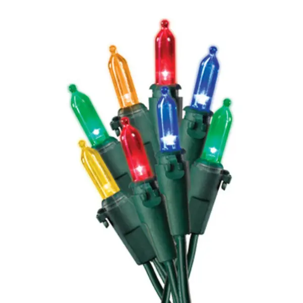 Holiday Wonderland Christmas LED Mini 200-Light Set 68.2 Feet Multi Color