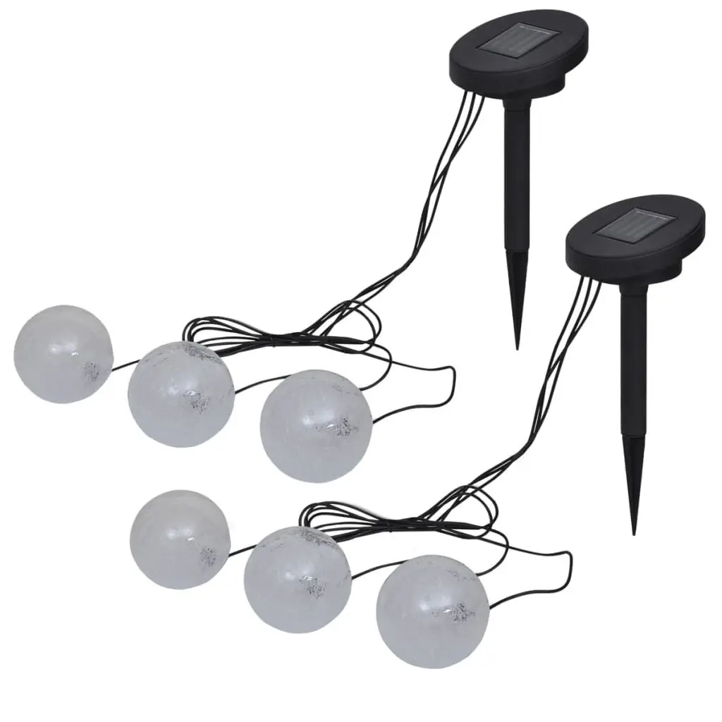Floating Lamps 6 Piece LED Set Pond and Pool Decoration