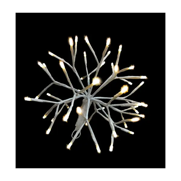 Holiday Bright LED3D10STLCLWW LED 3D Starlight Cluster 48 Warm White Lights 10" Holiday Bright Lights