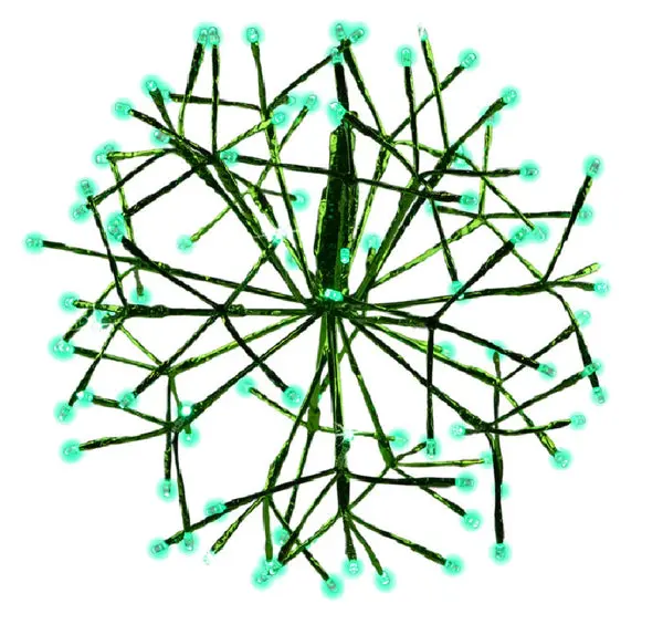 Holiday Bright Lights LED-16SHS-GGRTW Christmas Light Green Holiday Decor