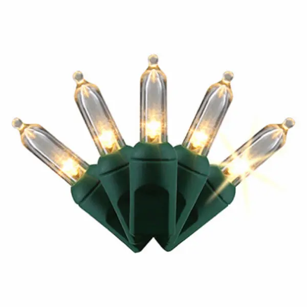 Holiday Bright Lights LEDBX-T5100-WWTW4 Super Bright LED Light Set 100 Light Warm White Holiday Decor