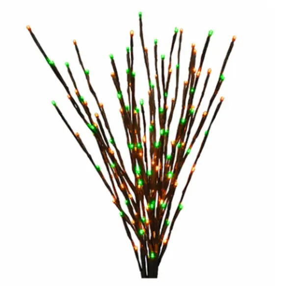 Holiday Bright Lights LED-LBRST140-BOR Halloween Burst LED Light Orange Decor