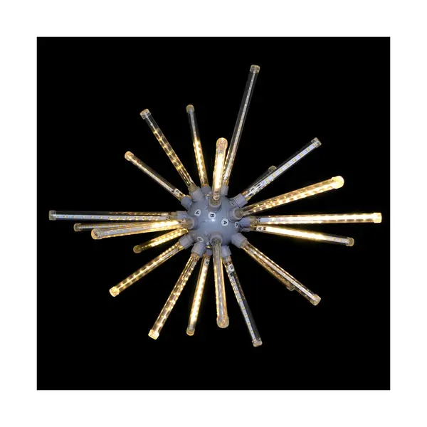 Holiday Bright LED Meteor Burst Combo 224 Warm White Lights 20 Inches Holiday Bright Lights