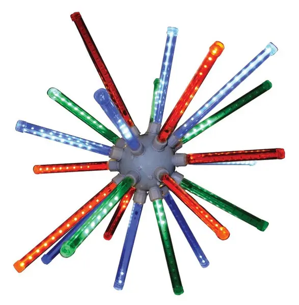 Holiday Bright LED Meteor Burst Combo 224 Multi Lights 20 Inches Holiday Bright Lights
