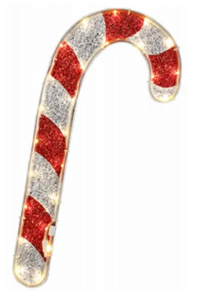 Holiday Wonderland 18 Inch Christmas Candy Cane LED Tape Light FCBXMHE00458