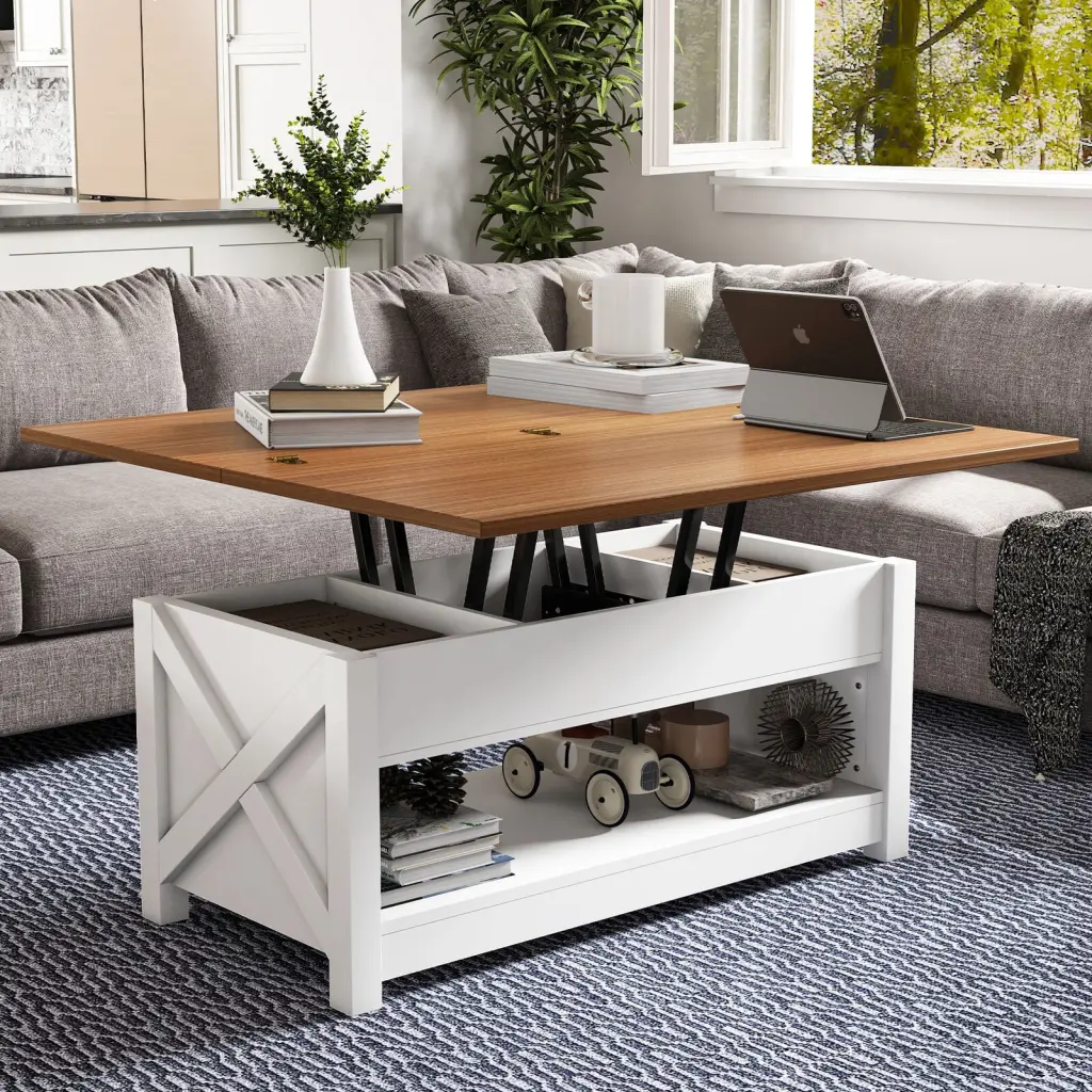 ZGBY 3 1 Lift Top Coffee Table Multifunctional Storage Home Living Room ZGBY Home Products