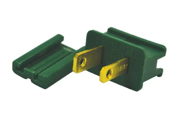 Holiday Bright Lights Christmas Male Slide Plug Green Holiday Light Decorations
