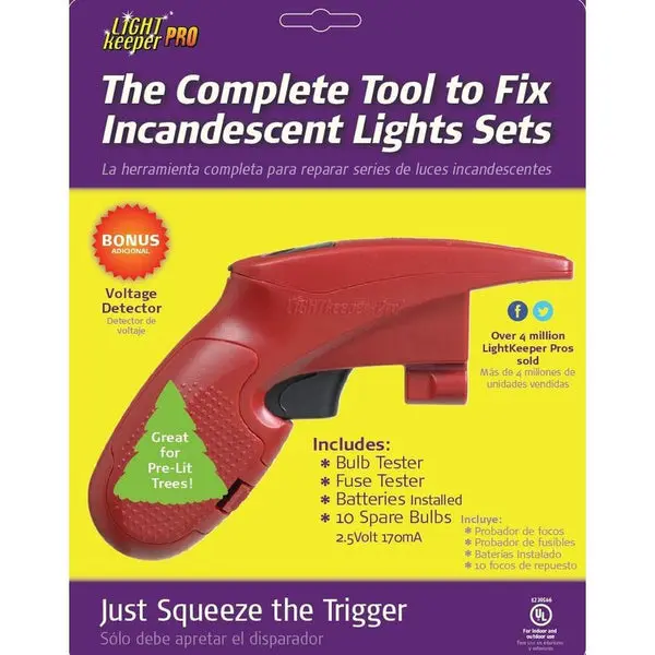 Ulta-Lit 01203-CD LightKeeper PRO Christmas Mini Light Set Repairing Tool Holiday Lights