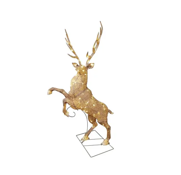 Puleo Asia Limited 75-YD1678L Lighted Twinkling Elk Christmas Decoration Warm White