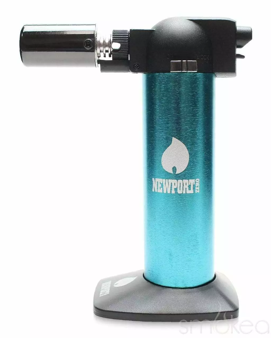 Newport Zero 6 Turbo Torch Butane Lighter Cyan Color Windproof Refillable