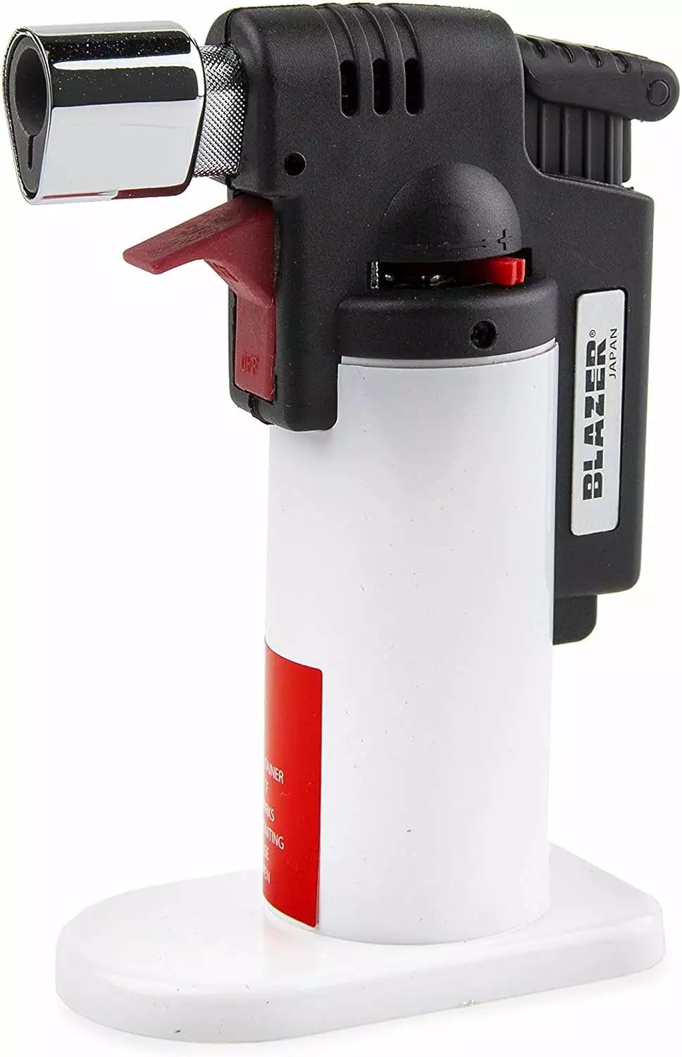 Blazer Firefox Mini Refillable Butane Torch White Precision Flame Control