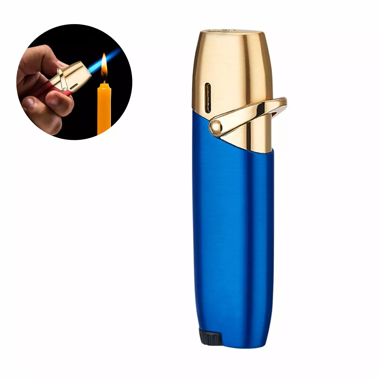 Refillable Kitchen Cooking Blow Torch Adjustable Flame Desserts and Soldering