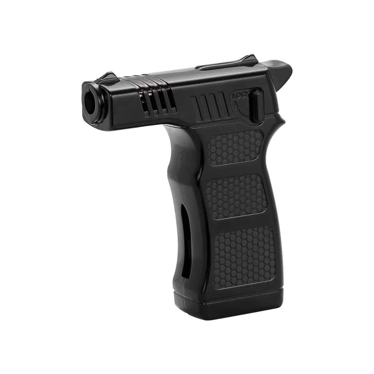 Dissim HAMMER Butane Torch Lighter - Black - Heavy Duty Torch Cigars and Outdoor Use