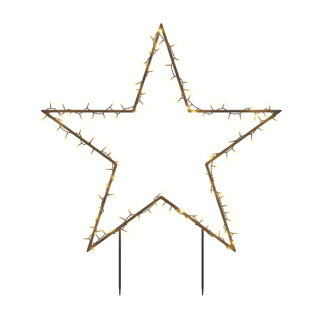 Christmas Light Decoration Spikes Star 115 LEDs 33.5 Inch Holiday Decor