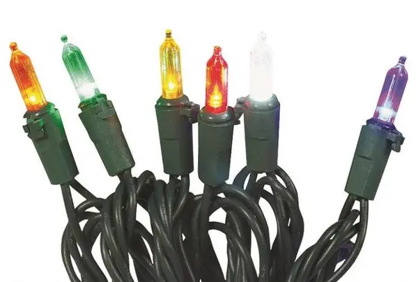 Holiday Basix U12E472A Light Sets Multi Color 100 Light 3-Pack Christmas Decorations