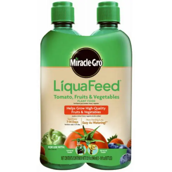 Miracle-Gro LiquaFeed Tomato Fruit & Vegetables Plant Food 2-Pack Liquid Fertilizer