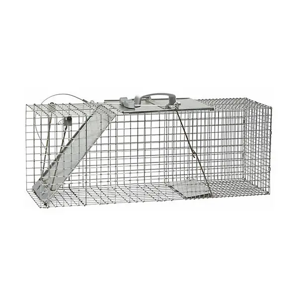 Havahart 1085 1-Door Easy Set Live Animal Cage Trap Large 32" x 10" x 12"