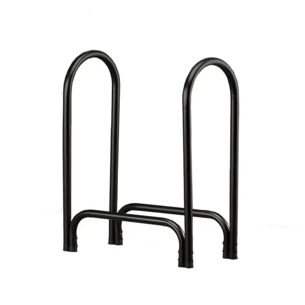 Hy-C SLRS Firewood Storage Log Rack Small Black Indoor and Outdoor Use