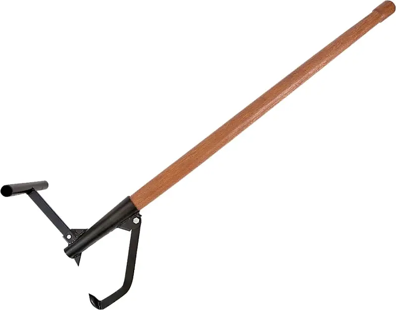 Baron 4080022/06238 Log Lifter, Duckbill Tip, 7/16 x 7/8 x 8 Tip, Chromed Tip, Wood Handle
