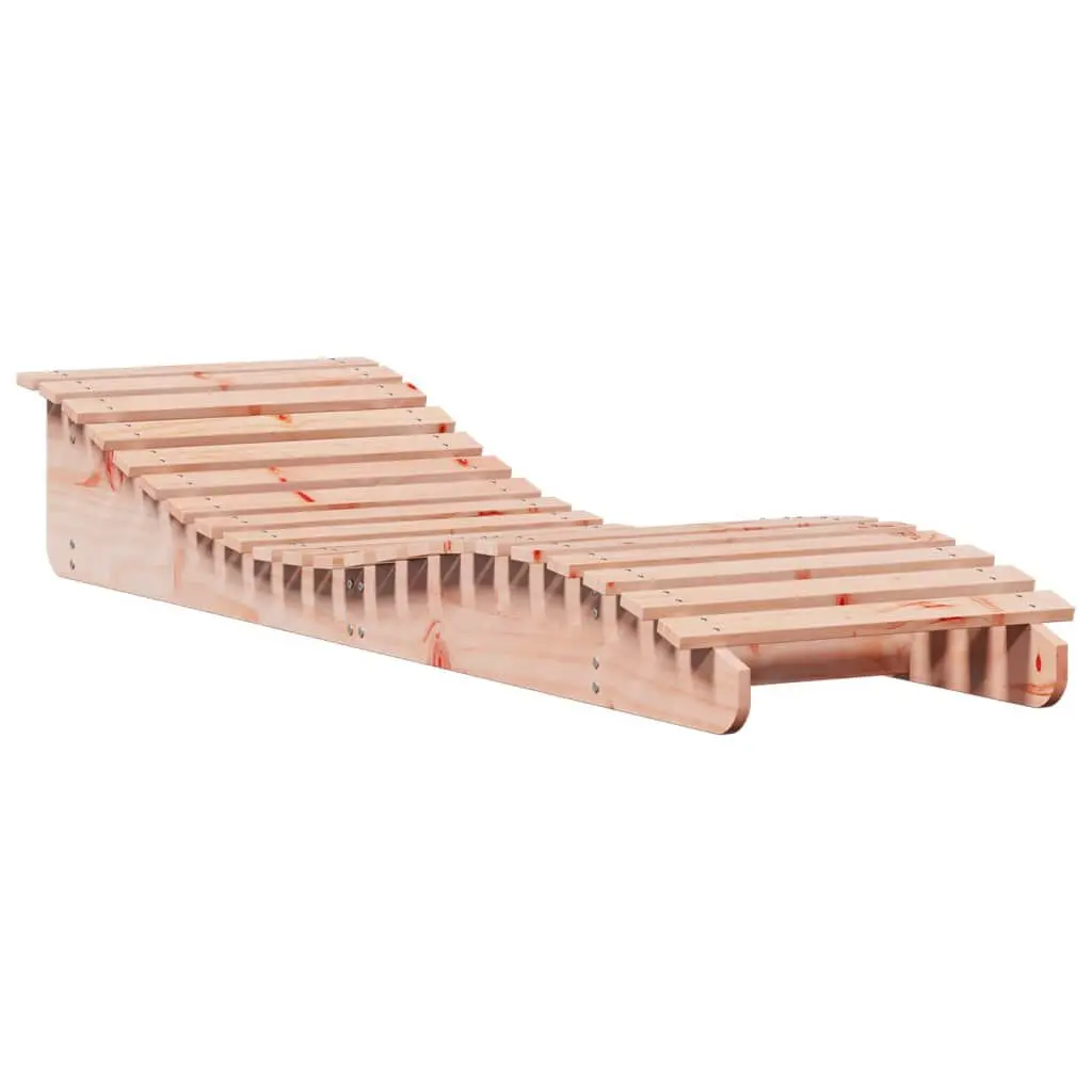 Sun Lounger 80.7x23.6x12.4 Inch Solid Wood Douglas Outdoor Furniture