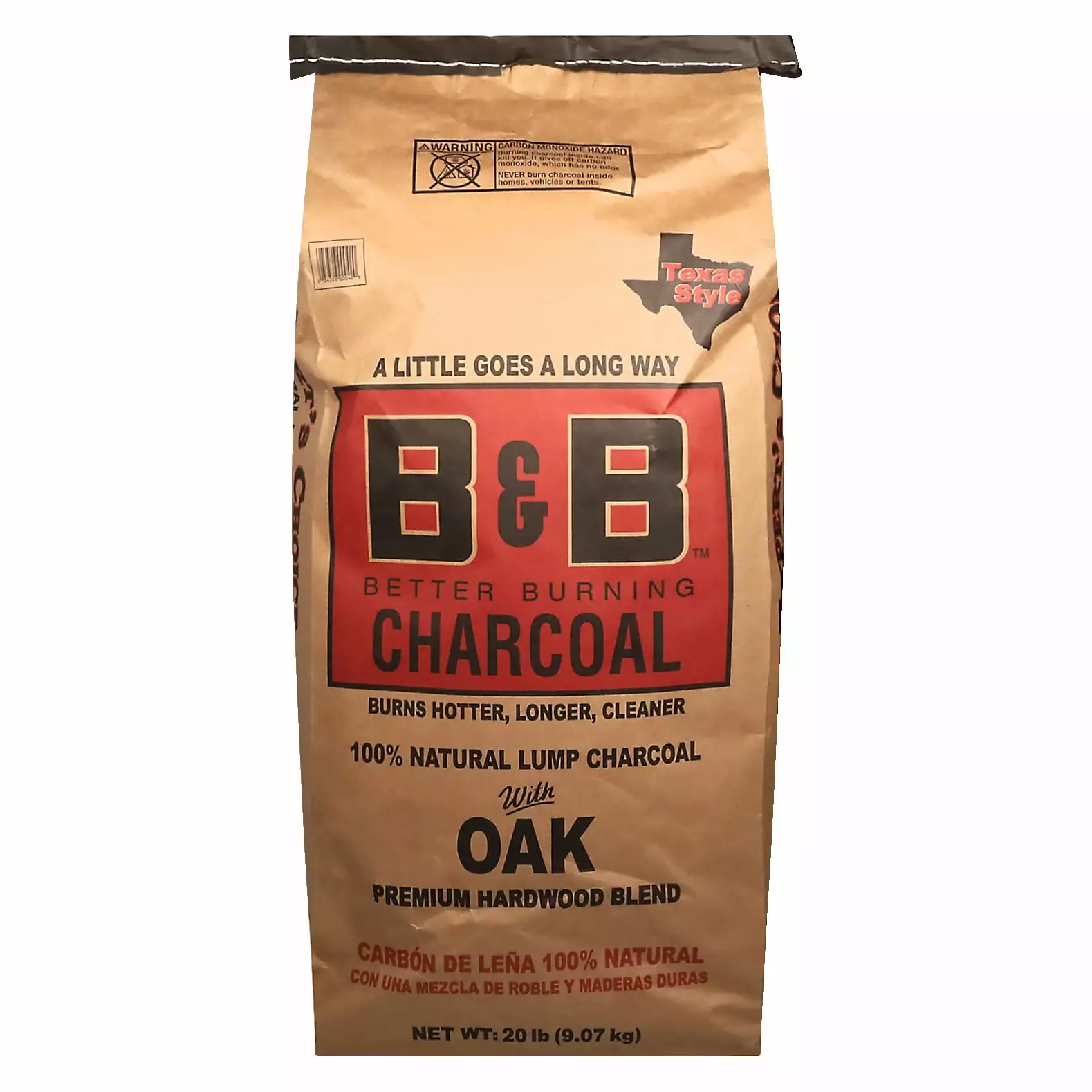B&B Charcoal 20 Pound Oak Lump Charcoal Grilling and Smoking 2