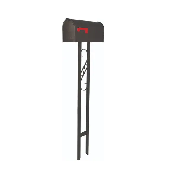 Gibraltar Mailboxes T11KIT0BAM Mailbox Post Combo Galvanized Steel Rust-Resistant