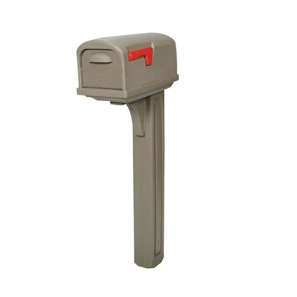 Gibraltar Mailboxes GCL100MAM Classic Mailbox Post Combo Mocha