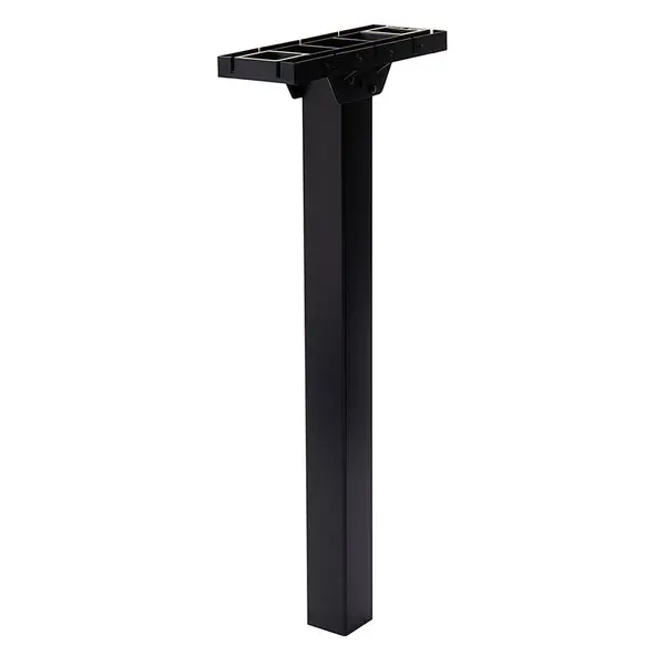 Gibraltar Mailboxes GMB115BAM Patriot 46.9 Inch Powder Coated Black Polymer Mailbox Post