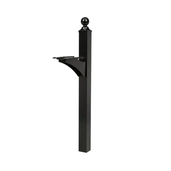 Gibraltar Mailboxes LP000BAM Landover Aluminum Mailbox Post Secure Mail Delivery