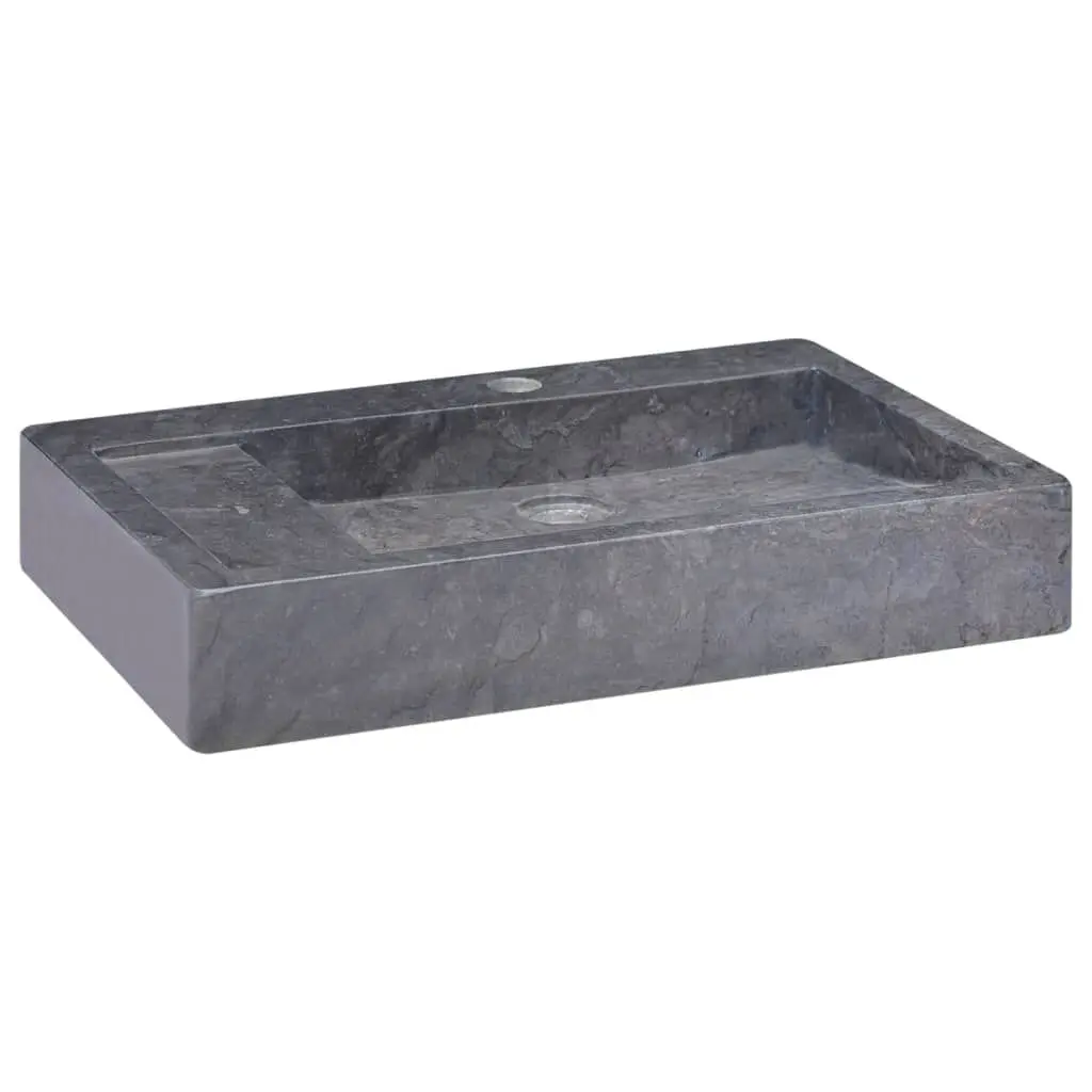 Sink Black 22.8x15.4x3.9 Inches Marble Bathroom Vanity