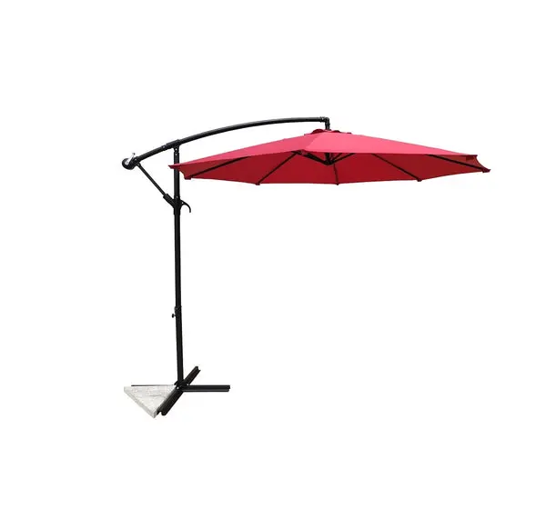 Seasonal Trends UMSC10BKOBD-03 Red 10 ft Umbrella Stand Outdoor Patio Umbrella Garden and Deck