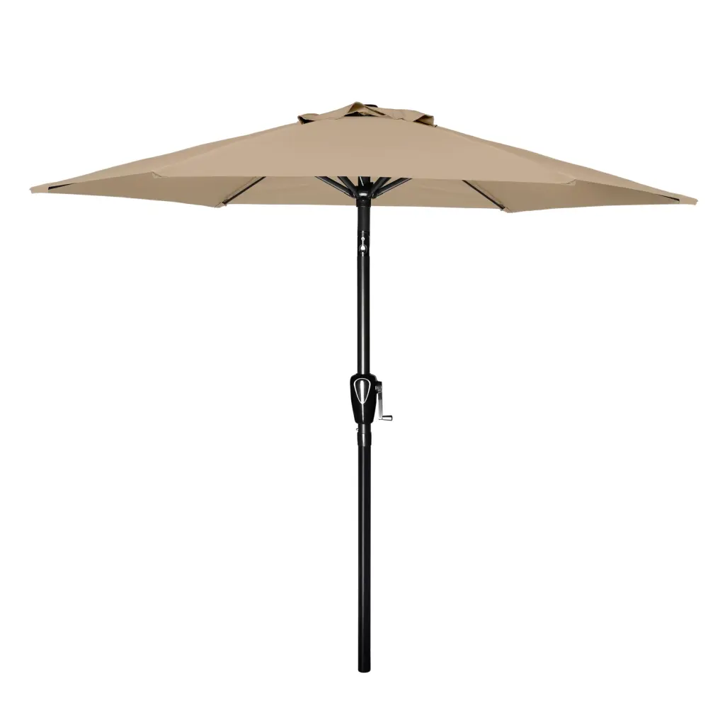 7.5Ft Patio Outdoor Table Market Yard Umbrella Push Button Tilt w1134dhs