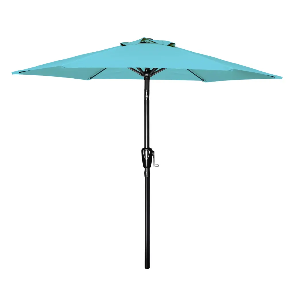 7.5Ft Patio Outdoor Table Market Yard Umbrella Push Button Tilt w1134dhs