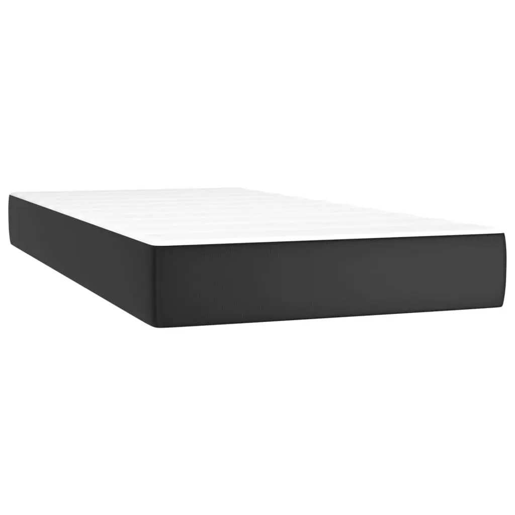 Twin XL Pocket Spring Bed Mattress 39.4x79.9x7.9 Inches Faux Leather