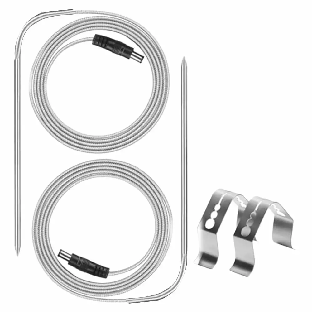 Pellet Grill Temperature Meat Probe Thermometer Replacement Clips RecTeq