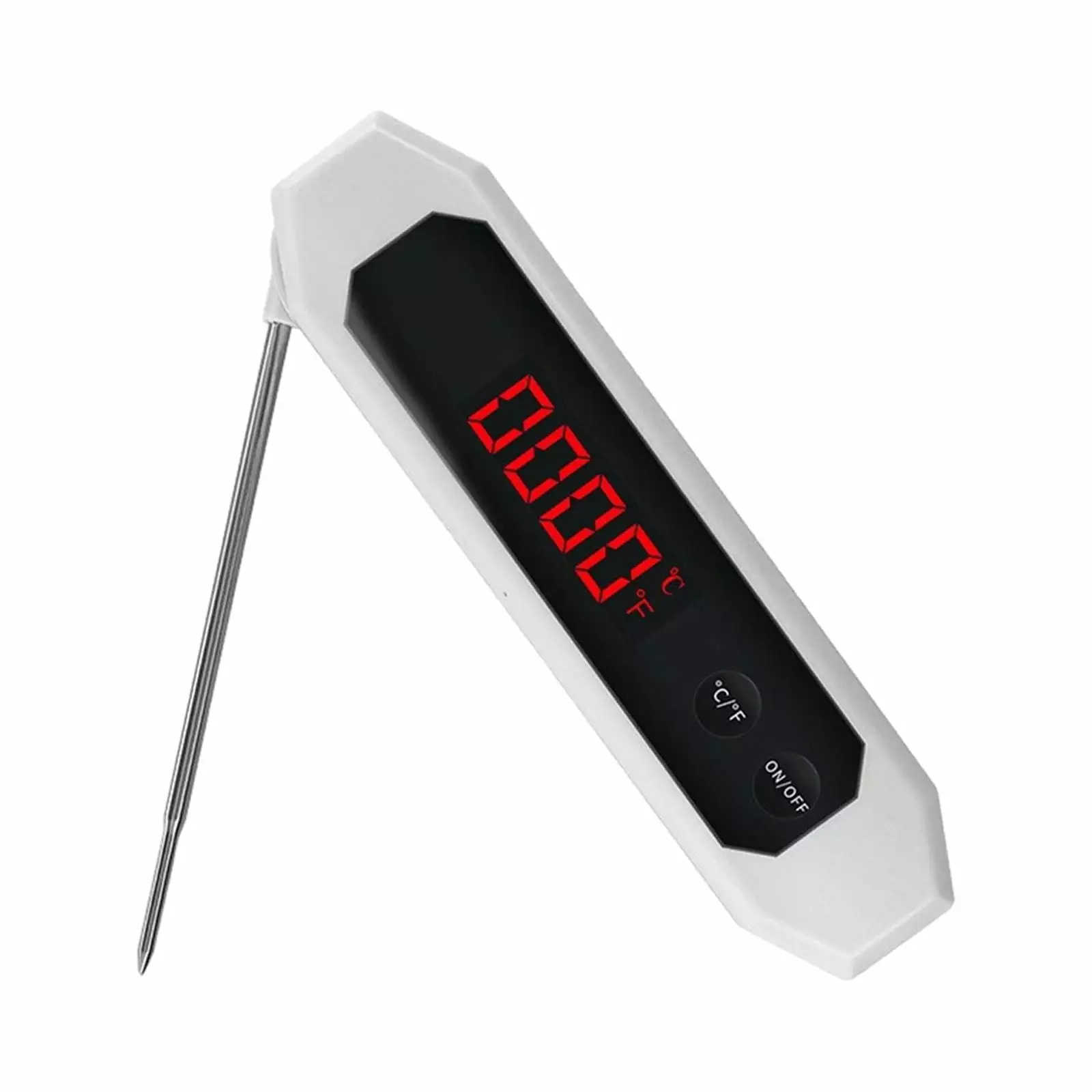 KQJQS Digital Folding Probe Kitchen Thermometer - Food Temperature Gauge BBQ, Baby Milk, and Cooking