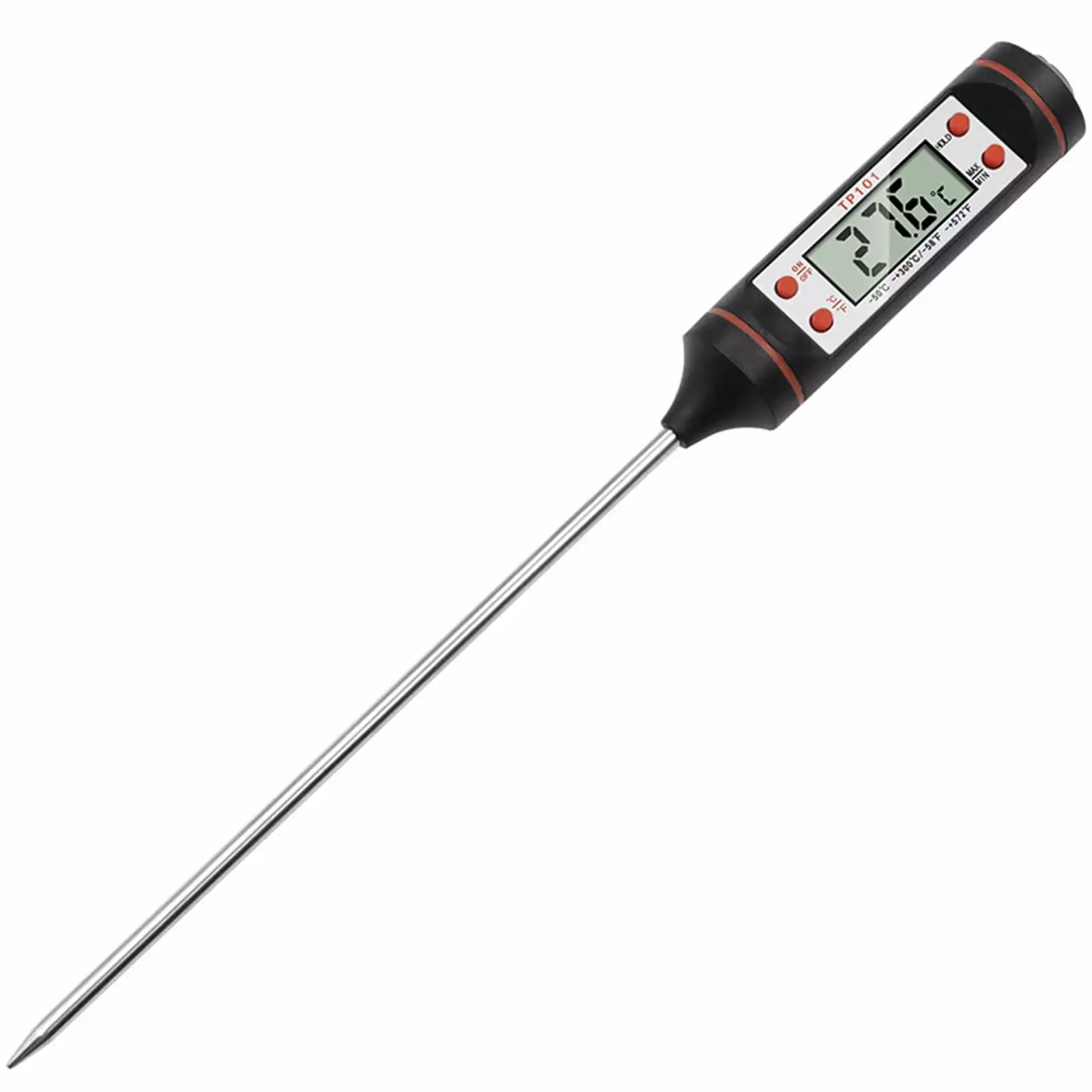 XMMSWDLA Meat Food Candy Thermometer - Probe Instant Read Thermometer Cooking Kitchen BBQ Grill Long Probe Liquids, Pork, ...