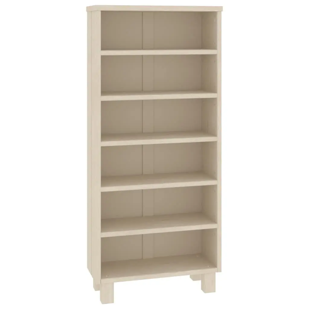 CD Cabinet HAMAR Honey Brown 17.7x7.1x39.4 Inches Solid Wood Pine