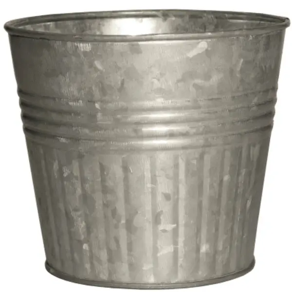 Robert Allen Galvanized Metal Planter 4 Inch
