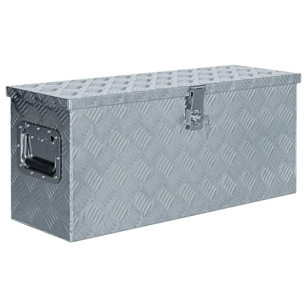Aluminum Box 30.1x10.4x13 Inch Silver Large Storage Container